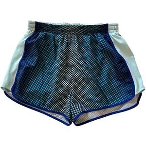 PINK by Victoria's Secret Size S Dot Green/Blue Track Shorts Lined‎